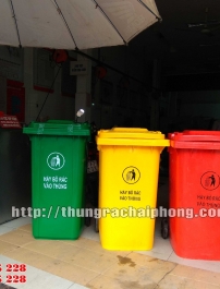 Thùng rác công nghiệp 240 lít