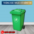 Thùng rác nhựa có bánh xe