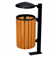 Thùng rác gỗ treo đơn nhập khẩu