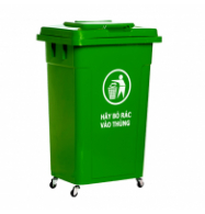 THÙNG RÁC NHỰA 60 Lít ( có bánh xe)