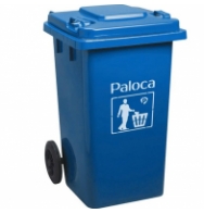 Thùng rác nhựa 80l màu xanh  da trời
