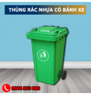 Thùng rác nhựa có bánh xe