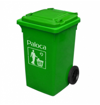 Thùng rác nhựa HDPE 80L (có bánh xe)