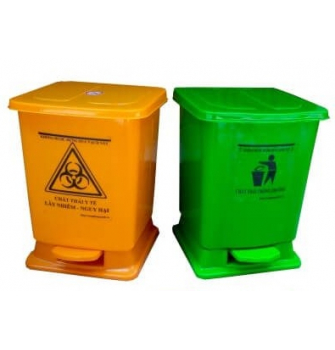 Thùng rác y tế đạp chân 15 Lít