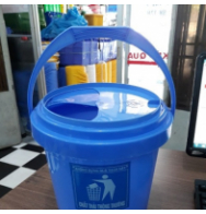 Xô đựng chất thải, bông băng