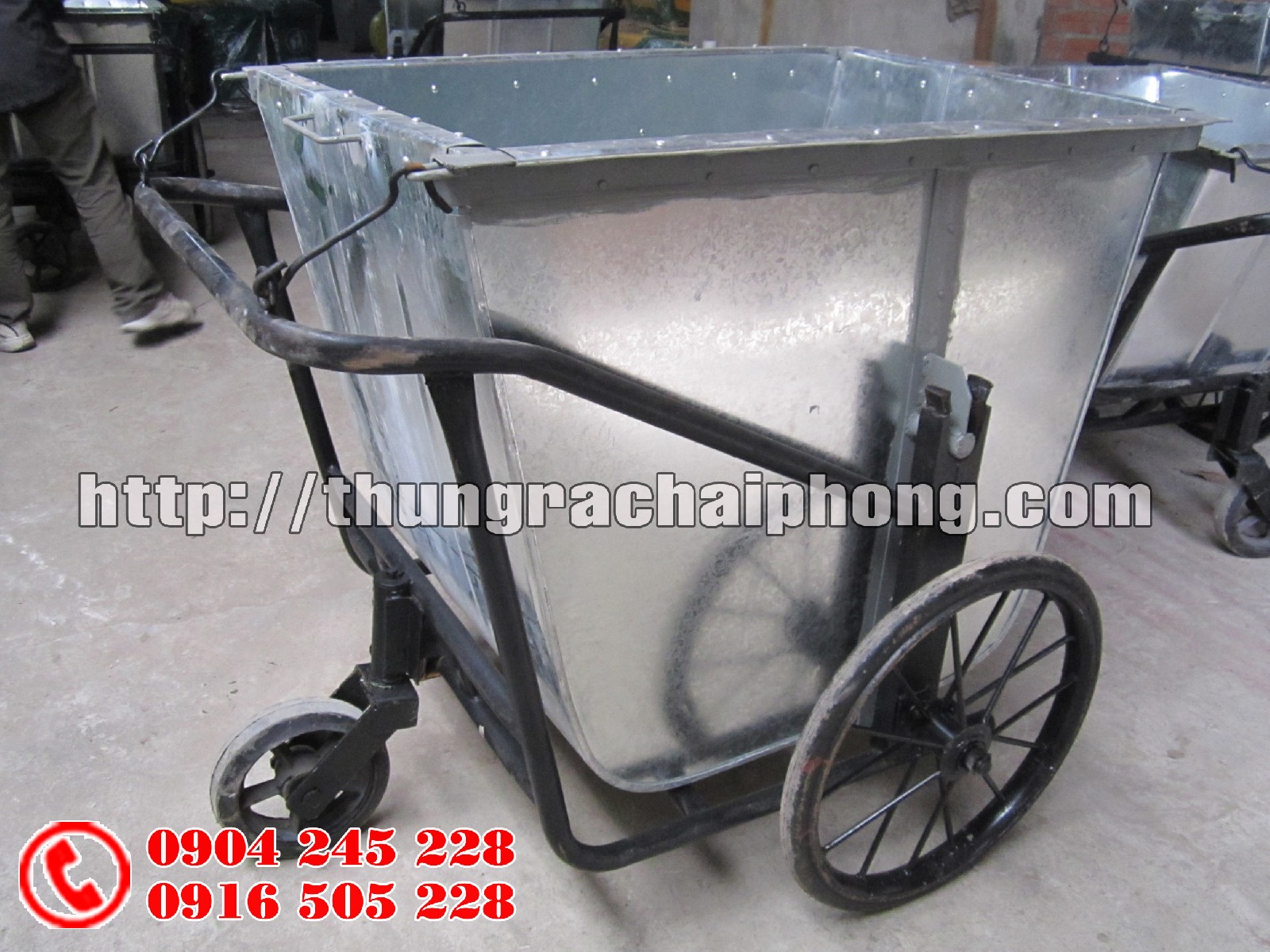 xe tôn gom rác tại hải phòng